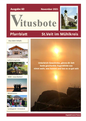 Pfarrblatt November 2021