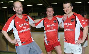Sportpfarrer Franz Richter (Mitte) mit niederösterreichischen Priesterkollegen