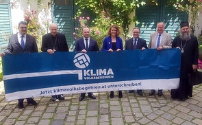 ReligionsvertreterInnen unterstützen Klimavolksbegehren.