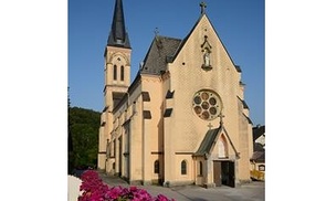 Pfarrgemeinde Bruckmühl / Erasmus Grünbacher Dekanat Schwanenstadt, Pfarrkirche Bruckmühl