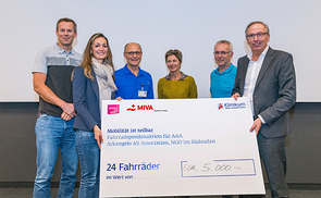 Klinikum Wels radelte zugunsten der MIVA