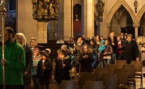 Kindersegnung zu Mariä Lichtmess in Braunau-St. Stephan