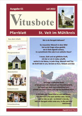 Pfarrblatt Juli 2022