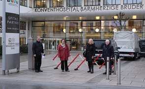 V. l.: Bischof Manfred Scheuer, Michaela Pröstler-Zopf, Maria Hasibeder, Franz Kehrer.