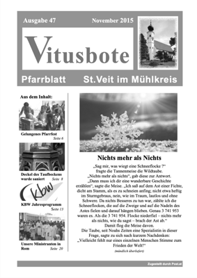 Pfarrblatt 2015