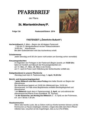 Pfarrbrief