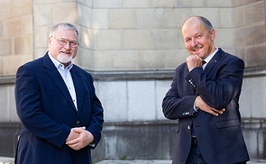 Mag. Franz Harant (l.) und sein Nachfolger Mag. Josef Lugmayr.