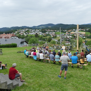Fahrradsegnung und Kreuzweihe - Pfarre Sarleinsbach