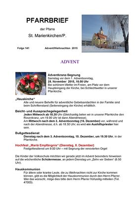 Pfarrbrief