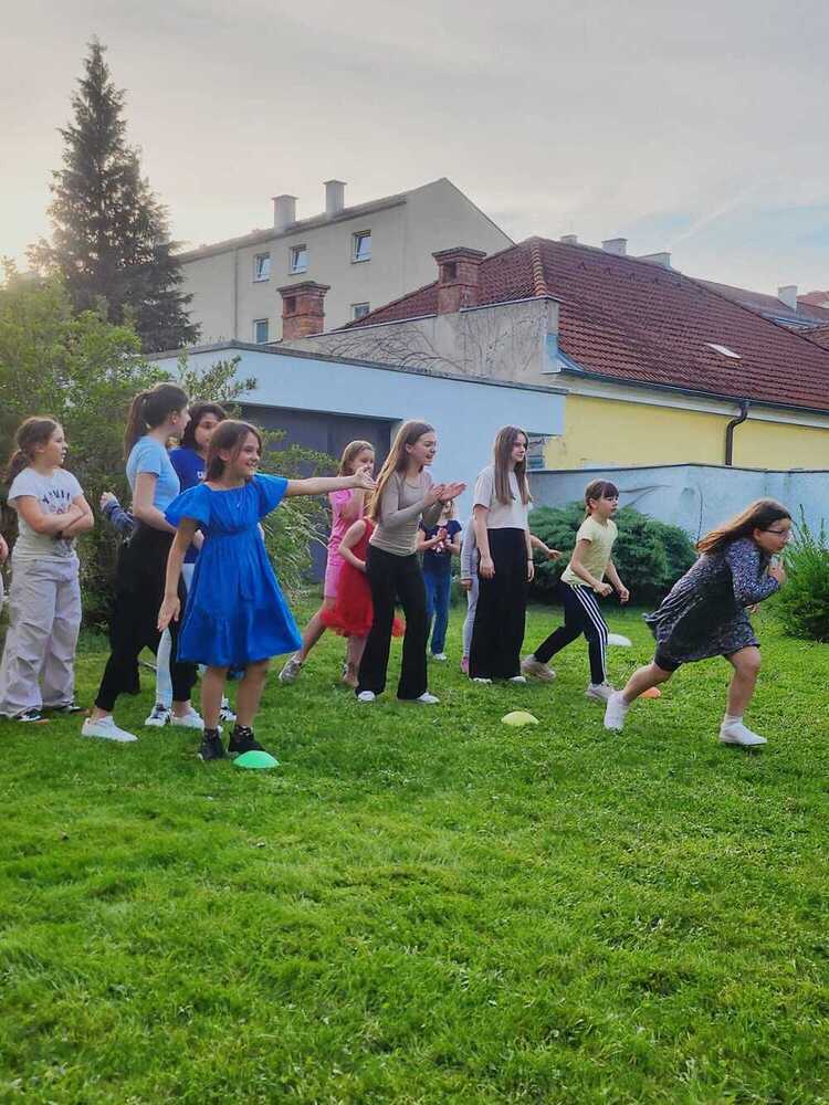Staffellauf Garten