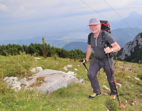Bischof Manfred Scheuer auf dem Feuerkogel