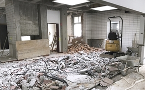 Die Mensa-Küche der KHG wird von Grund auf saniert.