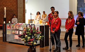 Linz-St. Konrad: Georgsmesse mit Pfadfindern