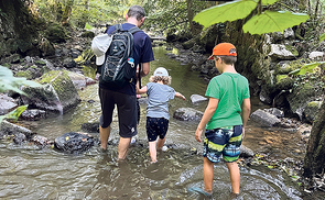 Gemeinsam die freie Natur zu erleben, ist ein Weg, Zeit mit den Kindern zu verbringen und mit anderen Vätern in Austausch zu kommen.