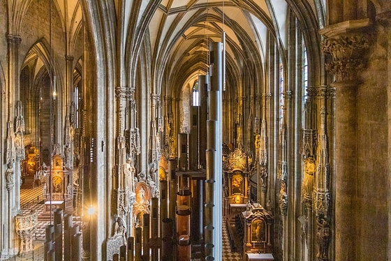 Riesenorgel im Wiener Stephansdom