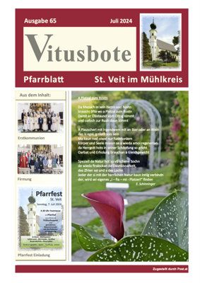 Pfarrblatt Juli 2024