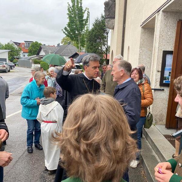 Besuch Abt Bernhard