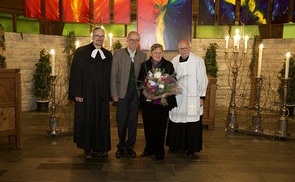Segnungsfeier in der Friedhofskapelle der Pfarre Pfandl