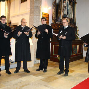 CD Präsentation mit dem Männerchor Schola Floriana