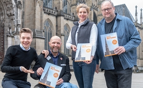 V. l.: DombotschafterInnen Alois Mühlbacher, Walter Ablinger, Gotho Griesmeier und Günther Lainer