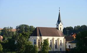 Pfarrgemeinde Bach / Erasmus Grünbacher Dekanat Schwanenstadt, Pfarrkirche Bach