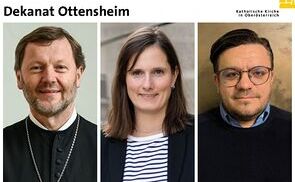 Für das Dekanat Ottensheim wurden Abt Dr. Reinhold Dessl OCist als Pfarrer, Dipl.-Theol.in Univ. Maria Krone als Pastoralvorständin und Daniel Himsl als Verwaltungsvorstand ernannt.