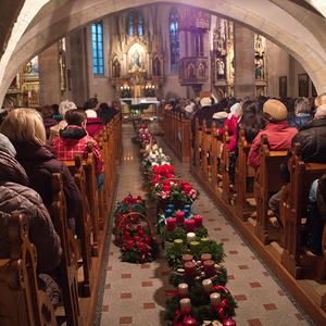 Adventkranzsegnung