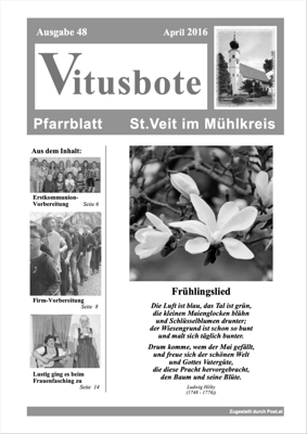 Pfarrblatt April 2016