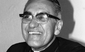 Archbishop Oscar Romero at home, 20 November 1979. Known locally as Monseñor Romero, Archbishop Romero was assassination by a gunman inside El Salvador's cathedral shortly after his homily on 24 March 1980. His death provoked international outcry for